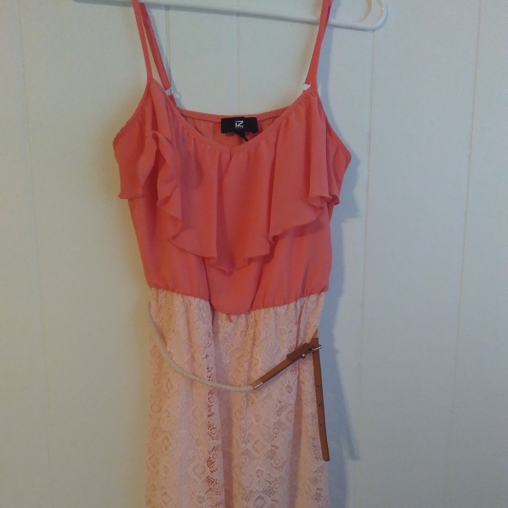 Pink Dress (Belt Included)